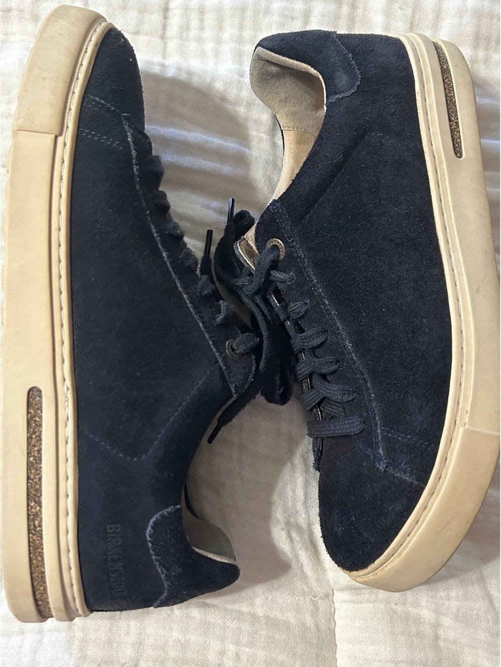 Birkenstock Bend Suede Low Sneakers Navy